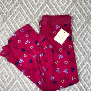 Derek Heart Fleece Pajama Pants